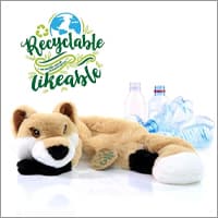 peluche en RPET pour chien