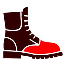 Chaussure de s&eacute;curit&eacute; avec embout renforc&eacute; S1 S2