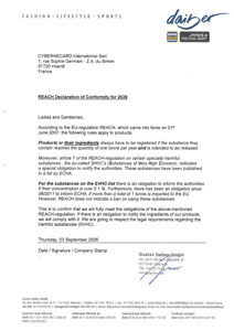 D&eacute;claration BSCI amfori Daiber