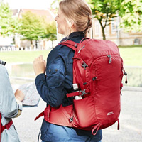 Sac à dos en rPET, dos et bretelles rembourrés, sangle thoracique Halfar réf. 1818025